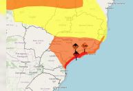 Formação de ciclone deve causar chuvas no Sudeste do país nesta terça (25)