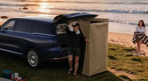 Modelo tem sistema "luxo ao ar livre" que inclui um tanque de água aquecido oculto de 10 litros