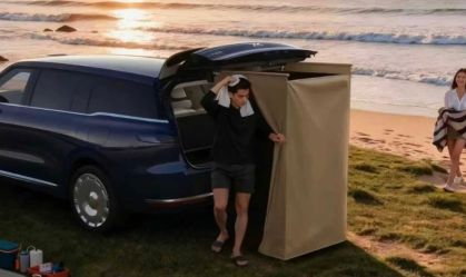 Modelo tem sistema "luxo ao ar livre" que inclui um tanque de água aquecido oculto de 10 litros