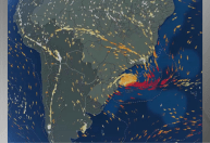 Ciclone pode causar ventos de 100 km/h no Sul e Sudeste nesta sexta (7)