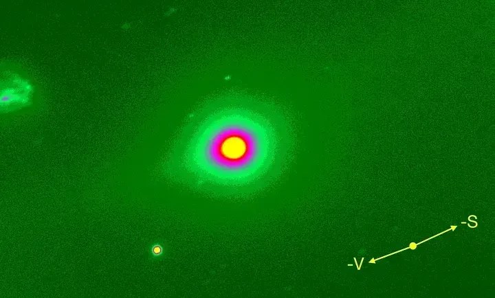 Novas imagens de 3I/ATLAS obtidas pelo Telescópio Óptico Nórdico em 11 de novembro de 2025