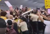 Manifestantes invadem COP30 e entram em confronto com seguranças