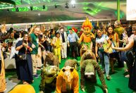 Mascote da COP30 desfila com Cordão da Bicharada e vídeo viraliza