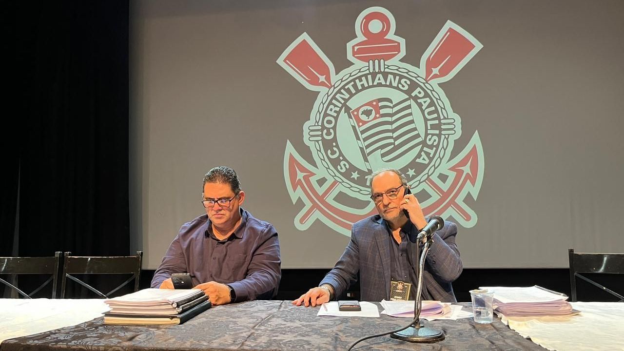 Coletiva de imprensa do Corinthians realizada no Parque São Jorge