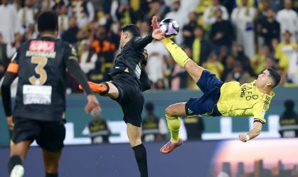 Cristiano Ronaldo marca golaço de bicicleta em partida do Al-Nassr; veja