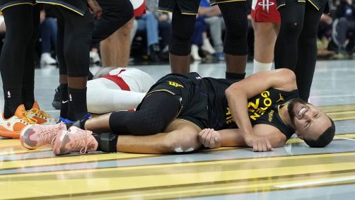 Stephen Curry tem lesão no quadril e preoucupa Warriors