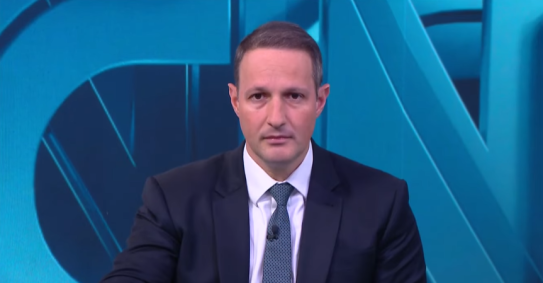 Relator do PL (Projeto de Lei) Antifacção, deputado federal Guilherme Derrite (PP-SP) durante entrevista à CNN