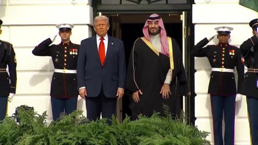 Donald Trump recebe Mohammed bin Salman, príncipe herdeiro da Arábia Saudita, na Casa Branca