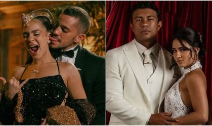 Mel Maia e Giu Buscacio detalham cenas íntimas com André Lamoglia e Xamã