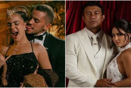 Mel Maia e Giu Buscacio detalham cenas íntimas com André Lamoglia e Xamã