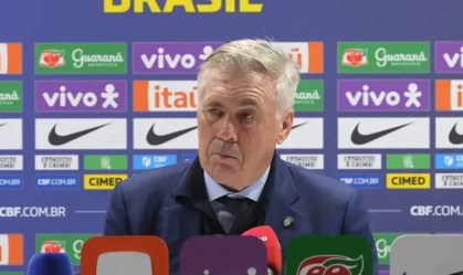 Carlo Ancelotti em coletiva após amistoso com Senegal
