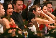 Dua Lipa toma chopp de R$ 11 e come espetinho em bar no Rio; veja