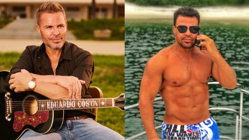 Eduardo Costa disse que parou de usar os hormônios após perceber que havia se tornado uma pessoa reativa, que não se reconhecia