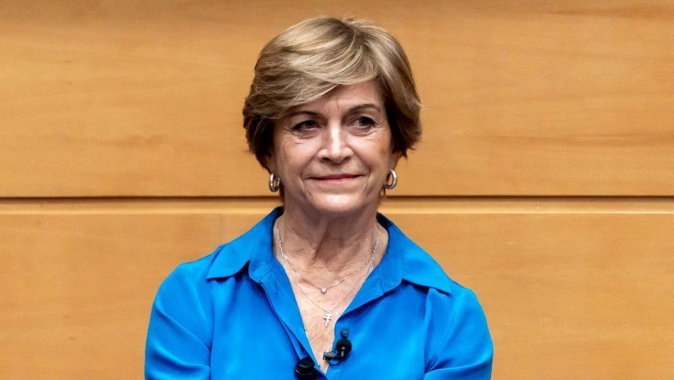 Candidata à Presidência do Chile Evelyn Matthei • Sebastián Vivallo Oñate/Agencia Makro/Getty Images