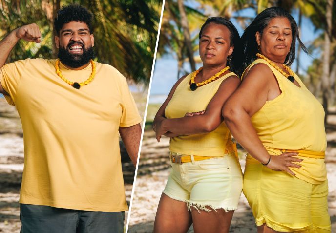 Família Chagas da terceira temporada de "Ilhados com a Sogra" • Divulgação/Netflix