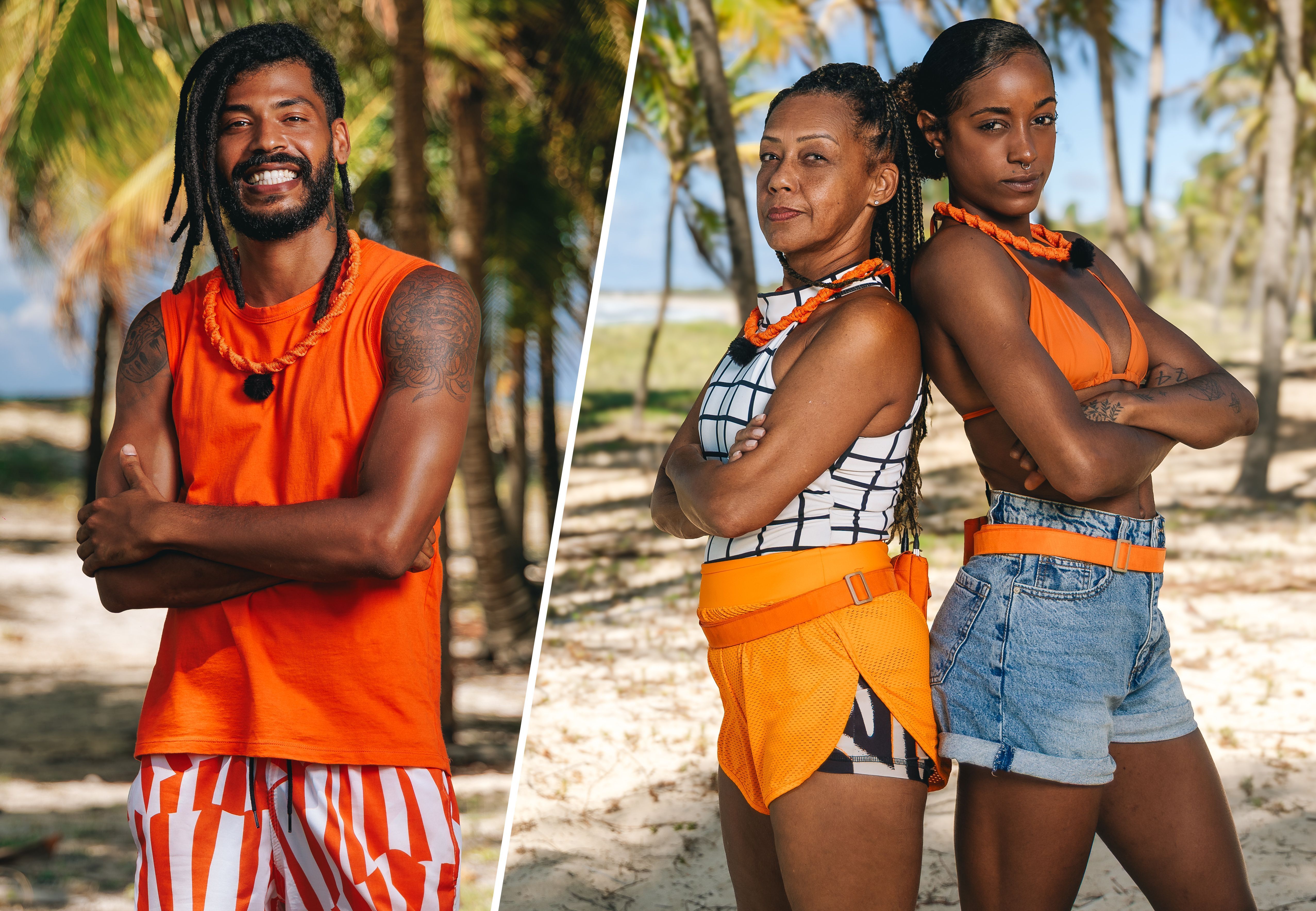 Família Lopes da terceira temporada de "Ilhados com a Sogra" • Divulgação/Netflix