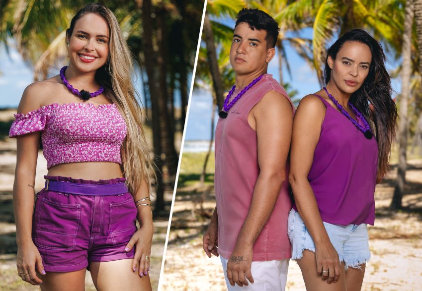 Família Machado da terceira temporada de "Ilhados com a Sogra" • Divulgação/Netflix