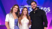 Fátima Bernardes e Túlio Gadêlha participam de programa no SBT juntos