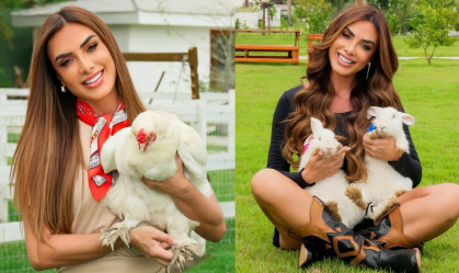 Nicole Bahls revela que se sustenta com vendas de ovos e leite