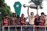 Lateral ex-Palmeiras provoca após título do Flamengo: "Não tem Mundial"