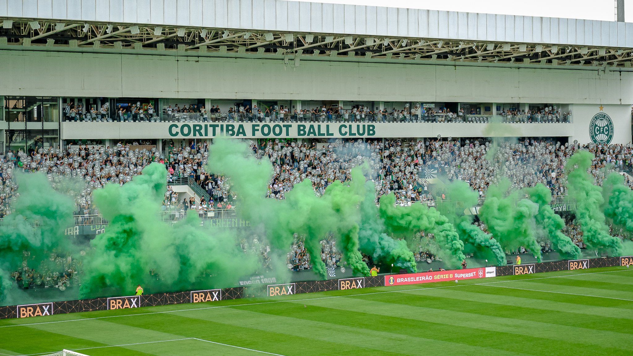 Festa da torcida do Coritiba no Couto Pereira