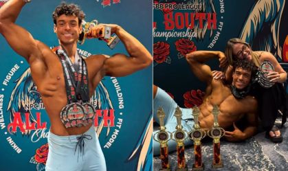Filho de Carla Perez vence campeonato de fisiculturismo: "Nosso bebezinho"