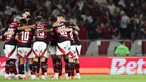 Flamengo no Maracanã antes de jogo com Red Bull Bragantino