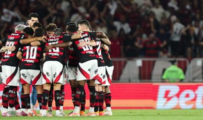 Flamengo no Maracanã antes de jogo com Red Bull Bragantino
