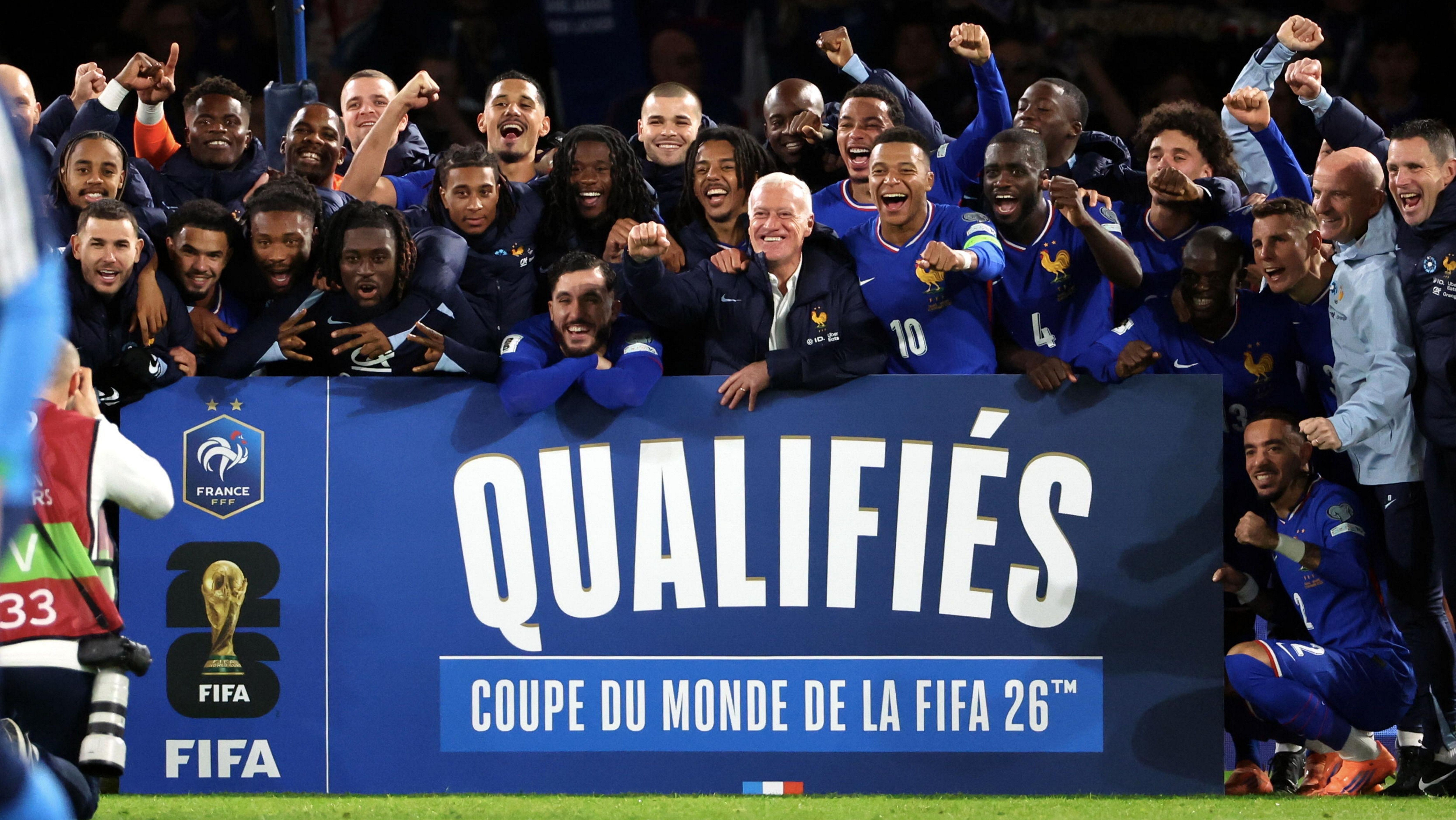 França celebra classificação para a Copa do Mundo de 2026