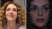 Gabriela Loran chora após cena de Viviane e Leo em "Três Graças"; veja