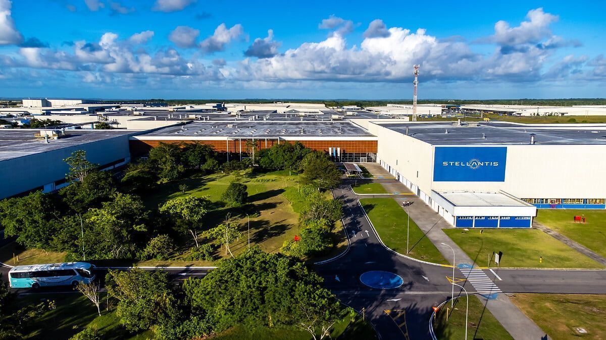 Fábrica da Stellantis em Goiana (PE) • Divulgação