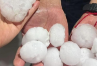 Chuva de granizo e vendaval atingem munícipios do Paraná; veja imagens