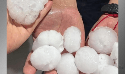 Chuva de granizo e vendaval atingem munícipios do Paraná; veja imagens