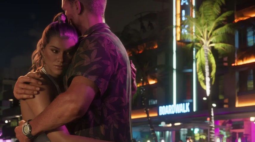 Lucia Caminos em cena de GTA 6 • Rockstar Games