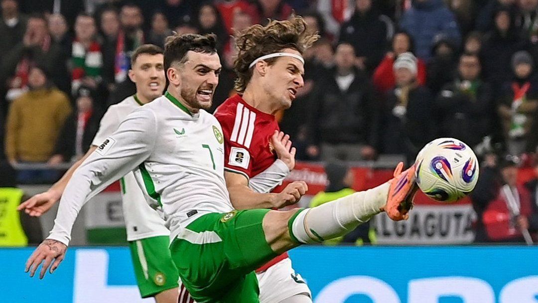 Partida entre Hungria e Irlanda, válida pela última rodada das Eliminatórias da Europa para a Copa do Mundo de 2026