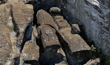Pedreira da Ilha de Páscoa dá pistas de estátuas enigmáticas dos polinésios