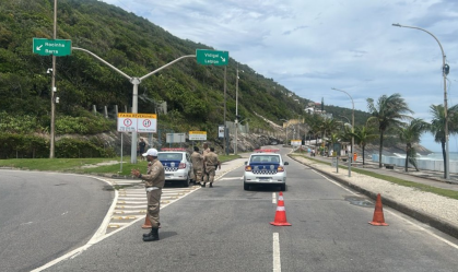 Ventos de mais de 70 km/h fecham avenida Niemeyer e ciclovia Tim Maia no RJ