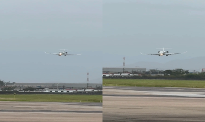 Avião com Luciano Hang, da Havan, faz pouso de alto risco em SC