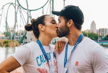 Ivete Sangalo posa ao lado do ex-marido após aparições com suposto namorado