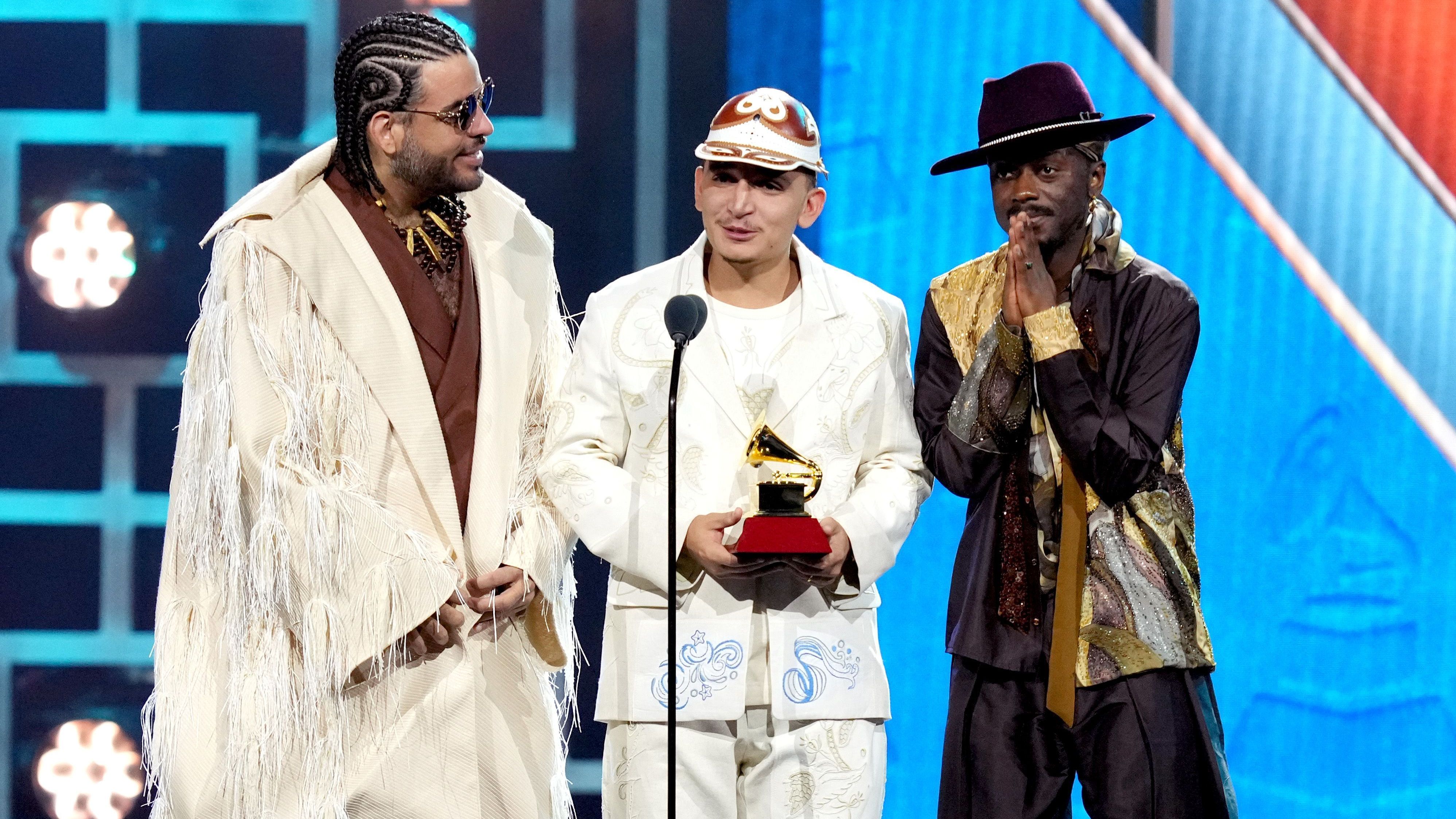 João Gomes, Jota.pê e Mestrinho no Grammy Latino 2025