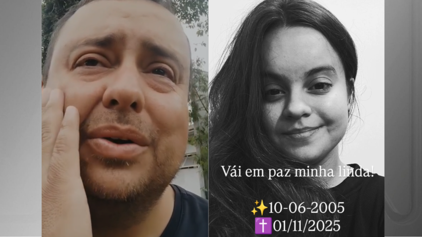 Pai utilizou as redes sociais da filha para lamentar a morte dela • Reprodução