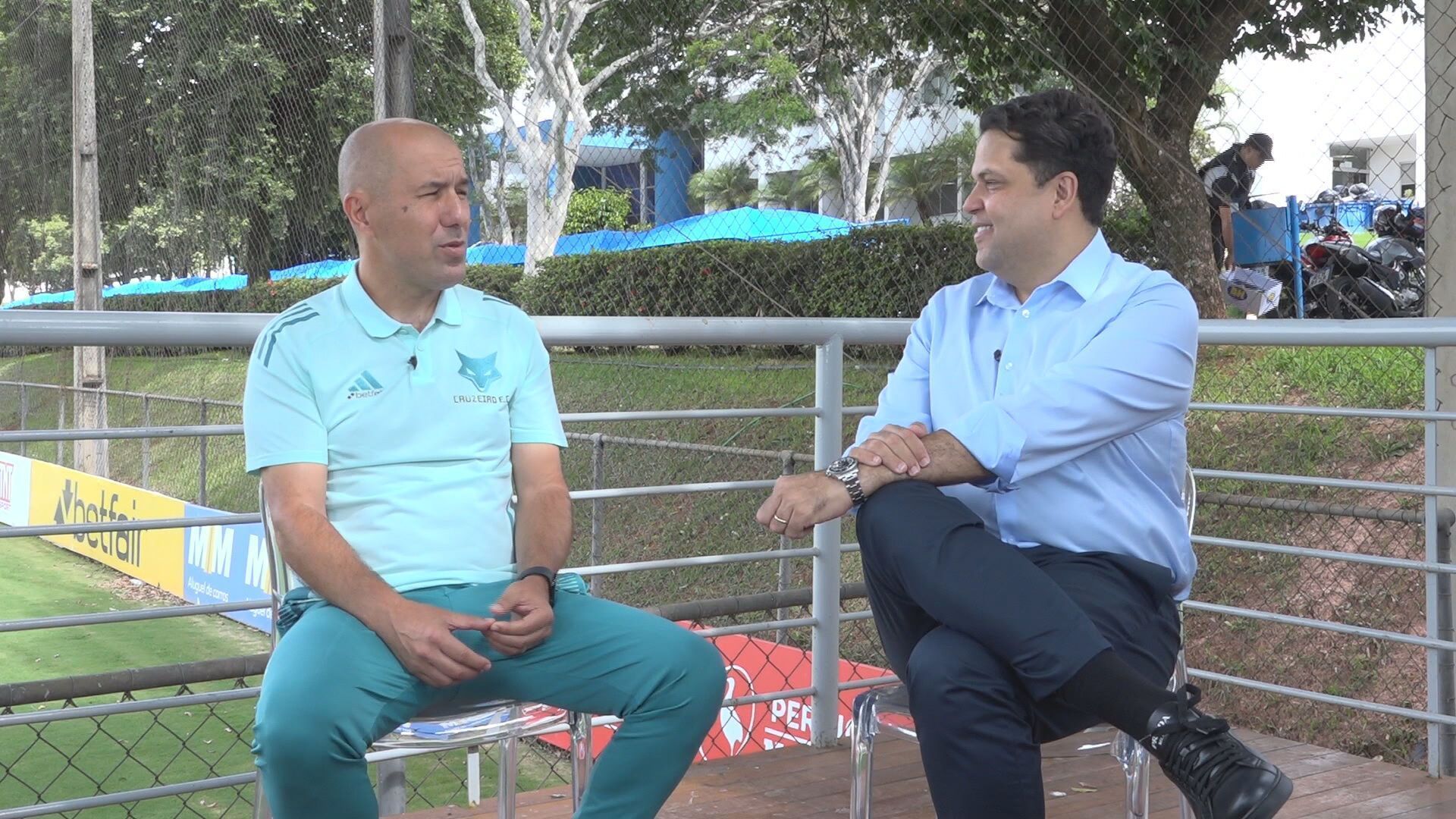 Leonardo Jardim durante entrevista ao CNN Esportes S/A