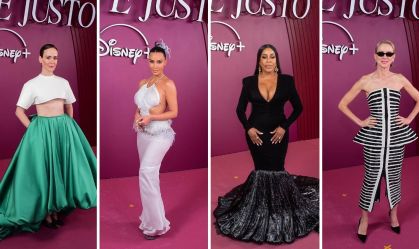 Veja looks do elenco de "Tudo é Justo" em festa de divulgação no Rio
