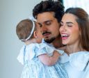 Luan Santana e Jade Magalhães comemoram 11 meses da filha, Serena