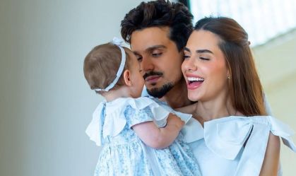 Luan Santana celebra primeiro aniversário da filha; veja