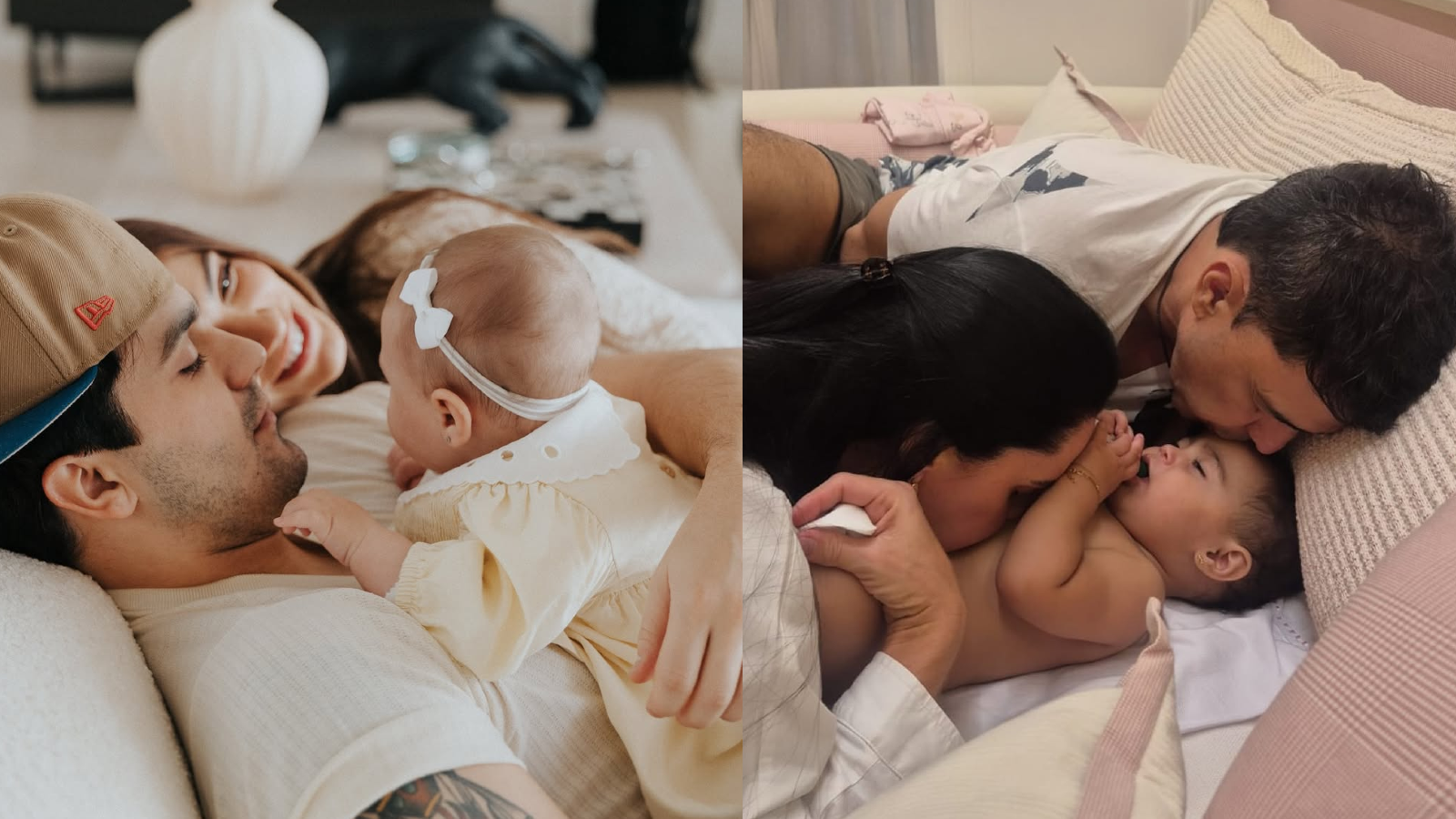 Filhas de Luan Santana e Zezé Di Camargo têm três dias de diferença de idade