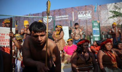 Manifestação testa novo esquema de segurança da COP30