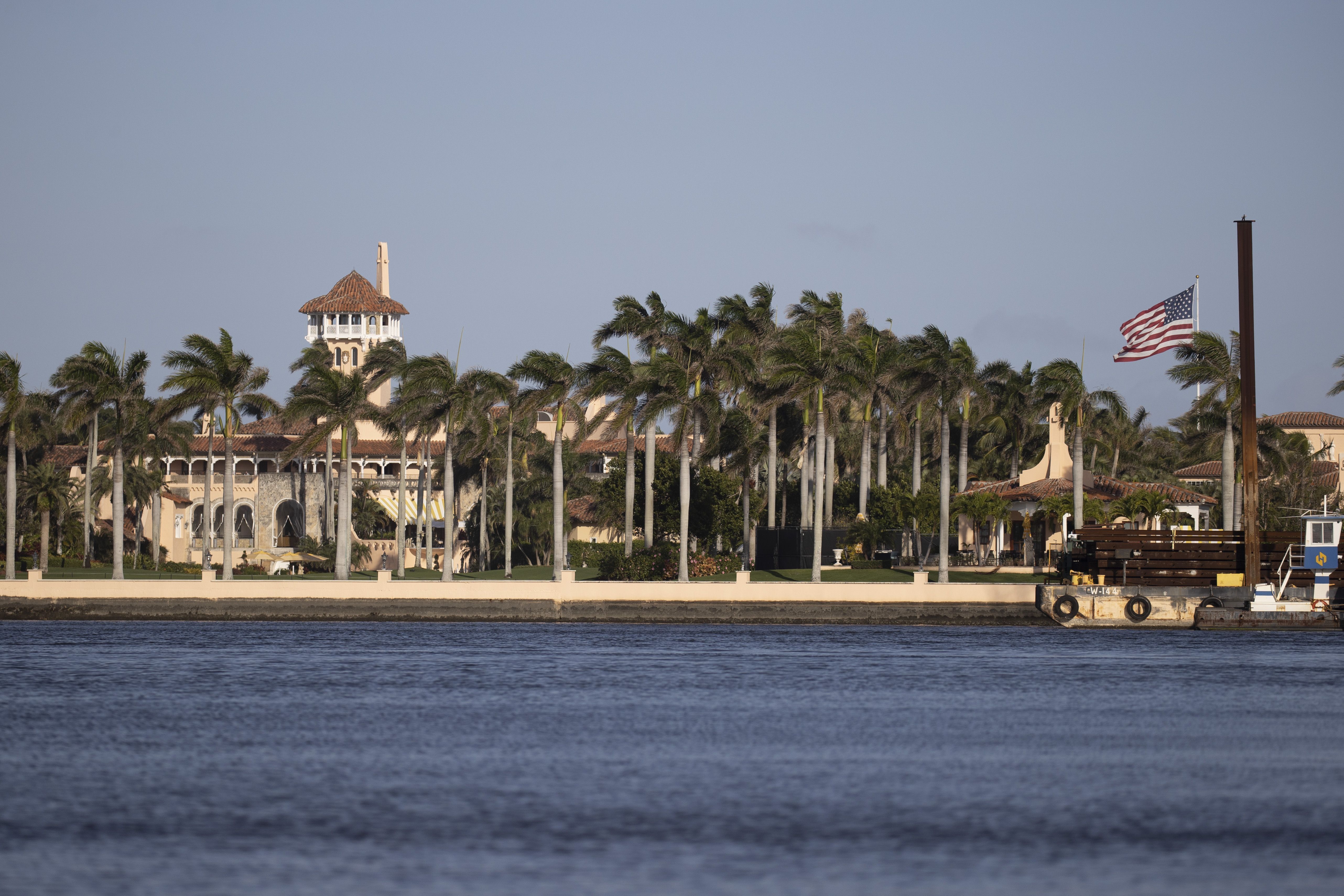 Clube privado Mar-a-Lago em Palm Beach, na Flórida • Joe Raedle/Getty Images