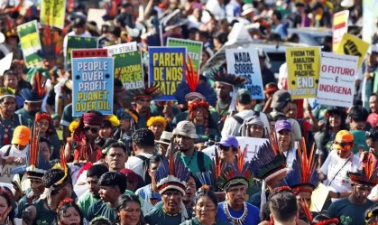 COP30: Marcha Indígena pelo Clima leva milhares às ruas de Belém
