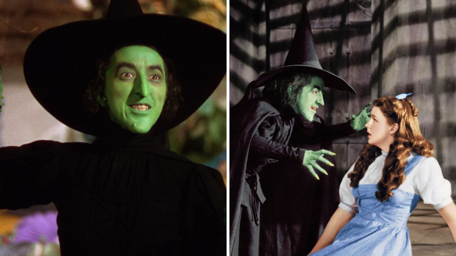 Margaret Hamilton em "O Mágico de Oz"